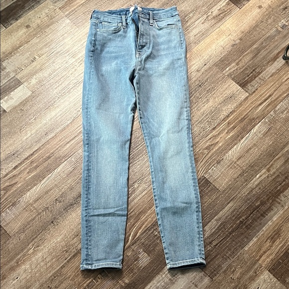 7 For All Mankind ultra high rise skinny  Light Blue Denim - Picture 1 of 4